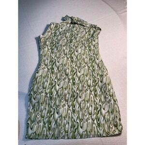 Nasty Gal‎ Collection One Shoulder Smocked Print Mini Dress Size US 8